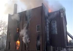 أمريكا: حريق هائل يلتهم متحف مكتبة مخطوطات كاربليس