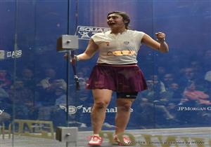  بالفيديو- نور الشربيني تفوز ببطولة العالم للإسكواش للمرة الثالثة في تاريخها