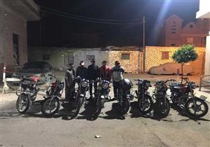 ضبط 5 متهمين بسرقة الدراجات النارية في كفر الشيخ