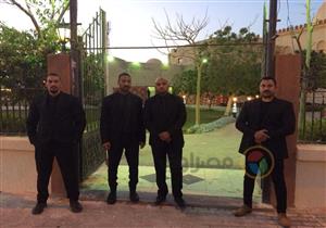  أول صور من عزاء الفنان الراحل محمود الجندي