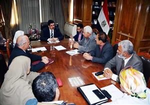 محافظ القليوبية يبحث إنشاء مشروع ري "الشرفا والمنيرة" في القناطر الخيرية