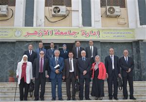 فريق هيئة ضمان الجودة يتفقد كليتي صيدلة بنين ودراسات إسلامية بالأزهر بالقاهرة