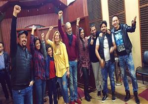 يسرا وهشام عباس ومصطفى قمر ينتهون من تسجيل أوبريت "هي دي مصر"