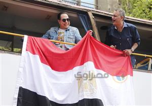 بالصور- كيف دعا حكيم المصريين للمشاركة في استفتاء التعديلات الدستورية؟