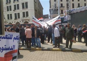 صور- المواطنون يتوافدون على لجان محطة مصر للتصويت في استفتاء تعديلات الدستور