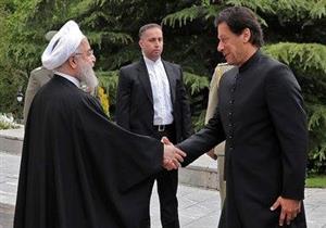 الرئيس الإيراني يستقبل رئيس الوزراء الباكستاني في طهران 