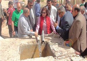 بالصور.. نائب وزير الزراعة تطالب بخطة تطوير عاجلة لمزرعة بئر أبوكلام بطور سيناء