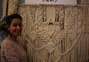 من "شبكة" الصيد إلى ديكور.. كيف تطور فن المكرمية على يد فتاة صعيدية؟