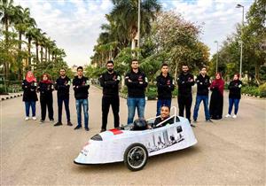 حصول فريق هندسة المنصورة على المركز الأول في مسابقة السيارات الهجين