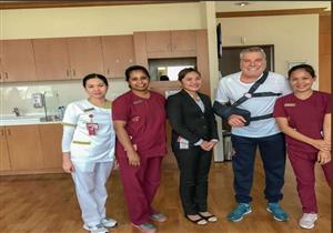 بالصور| علي جابر يخضع لعملية جراحية في دبي