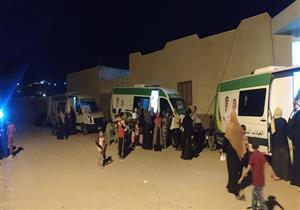  صور.. الكشف على 1156 حالة ضمن قافلة طبية مجانية في قرية أبو الريش بأسوان