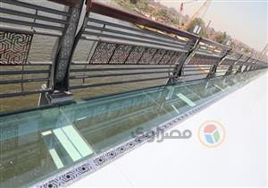  بعد افتتاح السيسي.. شاهد الممشى الزجاجي على الكوبري المعلق بمحور روض الفرج