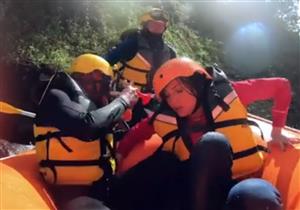 الأهلي بطل الدوري واللون الأحمر.. عنوان حلقة بشرى بـ"رامز في الشلال"