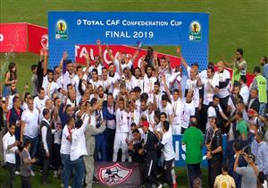 بالصور.. نجوم الكرة يهنئون الزمالك بلقب الكونفدرالية