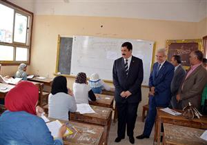 محافظ القليوبية يتابع سير امتحانات الشهادة الإعدادية