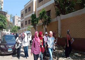 ارتياح بين طلاب الثانوية العامة في القليوبية عقب أداء امتحان الاقتصاد