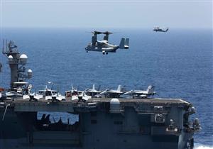 مناورات أمريكية في بحر العرب 