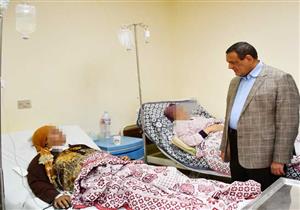 بالصور- محافظ البحيرة يشارك نزلاء دور الرعاية الاجتماعية والمستشفيات فرحتهم بالعيد