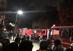 اللقطات الأولى لحريق كنيسة "الأنبا بولا" بمنشية الصدر