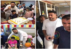 "مصراوي" يرافق "السعدني" في زيارته لمعهد الأورام: "مالقتش أحلى من المكان ده أقضي فيه عيد ميلادي"