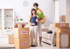 الانتقال إلى منزل جديد أثناء الحمل يؤدي للإنجاب المبكر