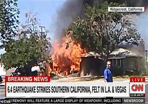 مسئول أمريكي: طواقم الإنقاذ تستجيب لـ24 حريقا بعد زلزال كاليفورنيا