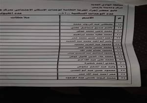 ننشر أسماء الفائزين بوحدات الإسكان الاجتماعي بالوادي الجديد