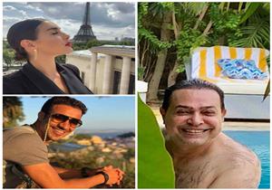 ​ليالي الصيفية| ياسمين صبري أمام برج إيفل وحكيم في حمام السباحة