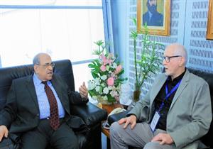 "الفقي" يستقبل كبير المستشارين في المكتبة الوطنية النيوزيلندية