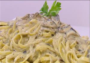 طريقة تحضير مكرونة فيتوتشيني بصوص كريمي مميز