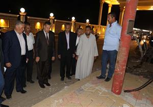 محافظ بني سويف يُحيل رئيس منطقة للتحقيق بسبب الاشغالات- صور