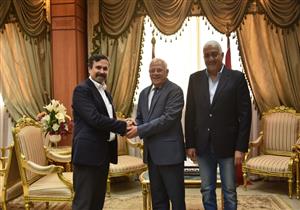  محافظ بورسعيد يستقبل المدير التنفيذي لشركة "إيني الايطالية"