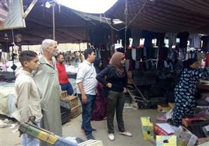 نائب محافظ القليوبية تقود حملة لإزالة الإشغالات ببنها