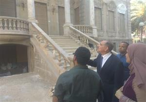   صور- محافظ أسيوط يتفقد أعمال ترميم قصر ألكسان تمهيدًا لافتتاحه متحفًا قوميًا