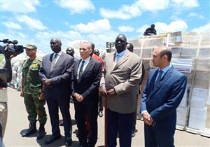  وصول شحنات جديدة من المساعدات المصرية إلى جنوب السودان