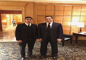 أحدث ظهور لحفيد مبارك برفقة نجل "السقا" في نيويورك