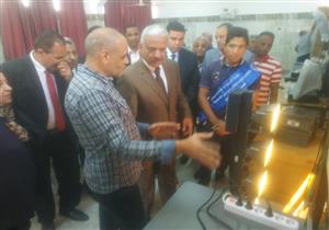محافظ السويس يفتتح مدرسة الشيخ جابر الصباح