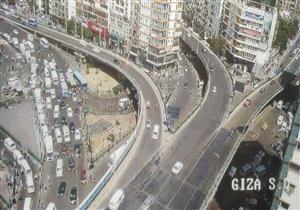  النشرة المرورية.. انتظام حركة السيارات بمحاور وميادين القاهرة والجيزة