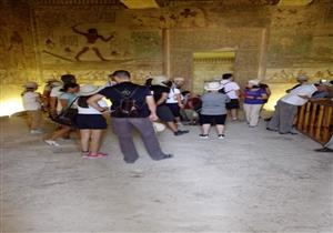 وفد إسباني يزور المعالم الأثرية في المنيا