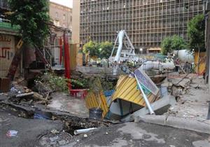 محافظ القاهرة يوجه بتشكيل لجنة هندسية لبحث أسباب الهبوط الأرضي بشارع الألفي