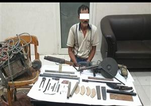 مباحث المطرية تضبط حداد لاتهامه بالإتجار في الأسلحة النارية