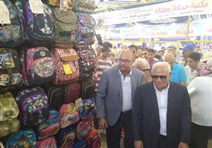 طفلان يفتتحان معرض "أهلا بالمدارس" في وجود محافظ بورسعيد - صور