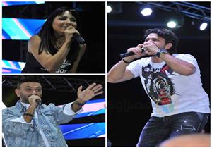 بالصور| ساندي ومصطفى حجاج وكريم محسن يتألقون في حفل نادي حلوان