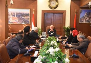 محافظ بورسعيد يبحث إدراج "الفرما" ضمن خط سير العائلة المقدسة 