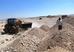 رئيس مدينة رأس سدر يتابع رفع كفاءة السدود بمنطقة وادي عسل