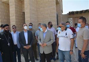 محافظ المنيا يتابع أعمال المرحلة الثانية لتطوير مسار العائلة المقدسة 