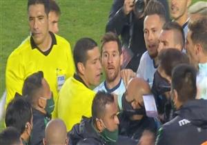بالفيديو.. اشتباك لفظي بين ميسي وقائد بوليفيا