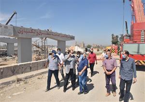 بالصور.. محافظ أسيوط يتفقد أعمال تنفيذ محور ديروط الحر