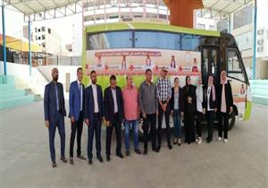 "حافلة التفوق".. فكرة جديدة لتكريم أوائل الشهادة الإعدادية في أسوان -صور