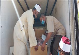 أوقاف السويس تتسلم 2 طن من لحوم صكوك الأضاحي